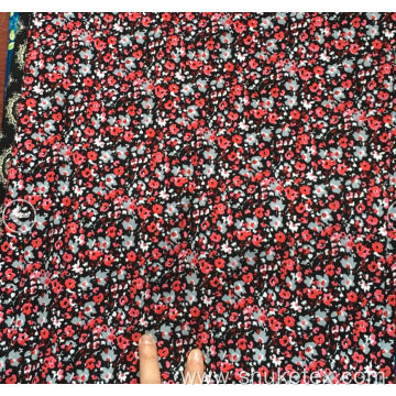 92% Polyester 8% Spandex Peach Skin print fabric